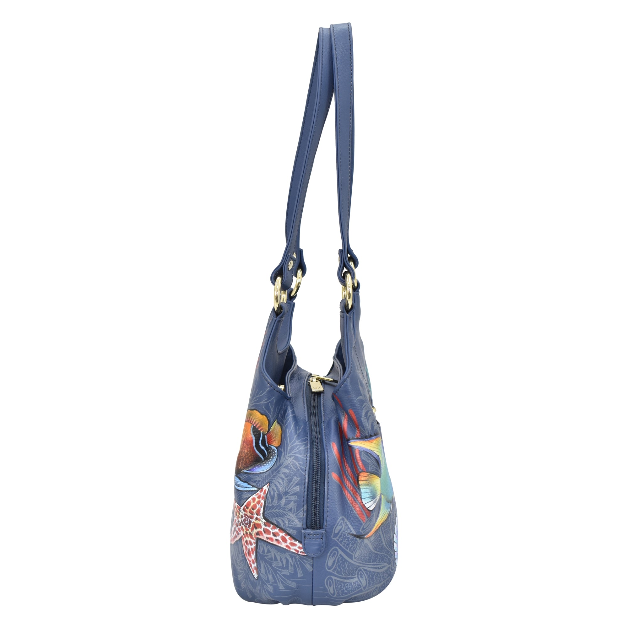 Triple Compartment Satchel - 469