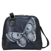Butterfly Black Small Multi Compartment Zip-Around Organizer - 8109