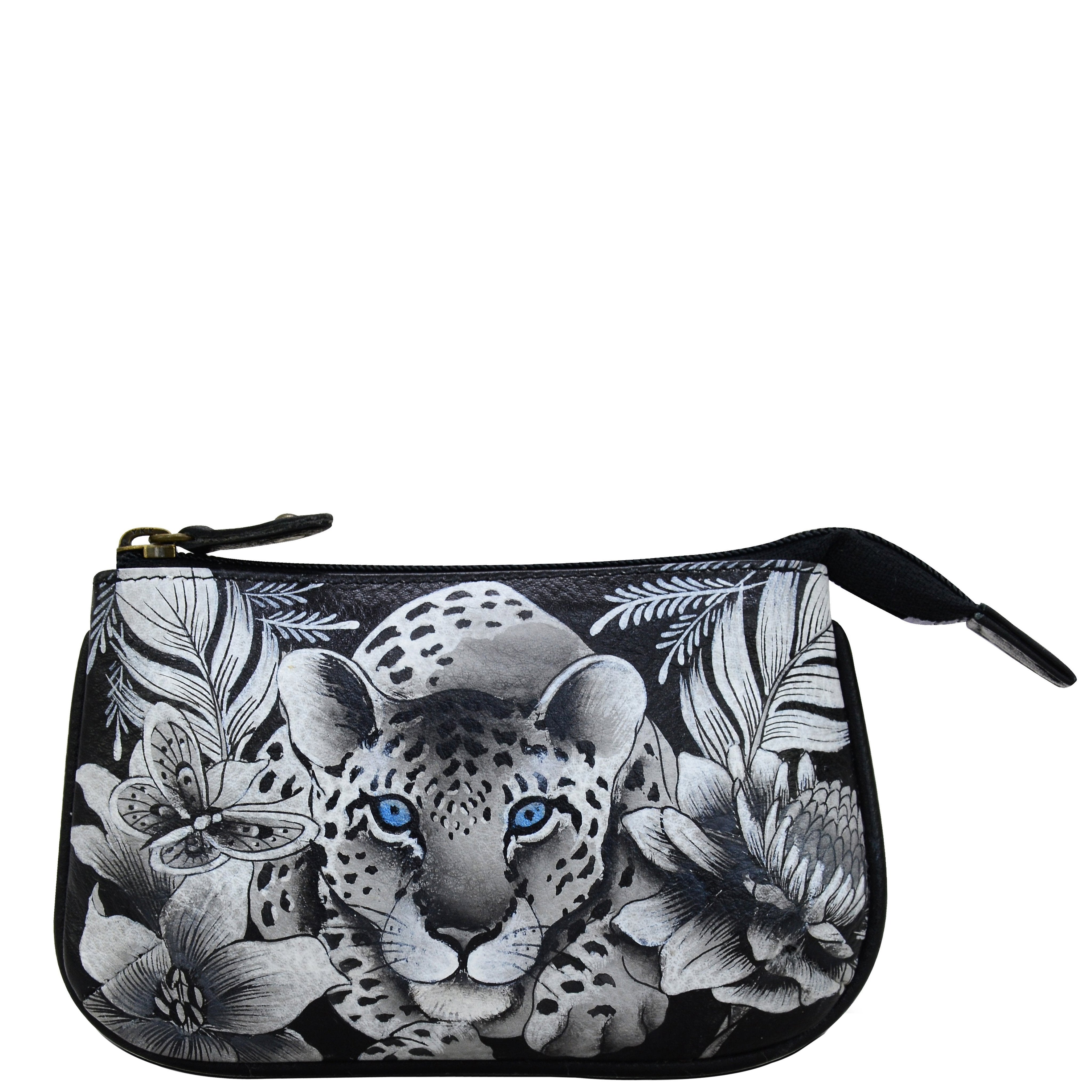 Cleopatra's Leopard Medium Zip Pouch - 1107