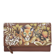 Cleopatra's Leopard Three Fold Clutch - 1136