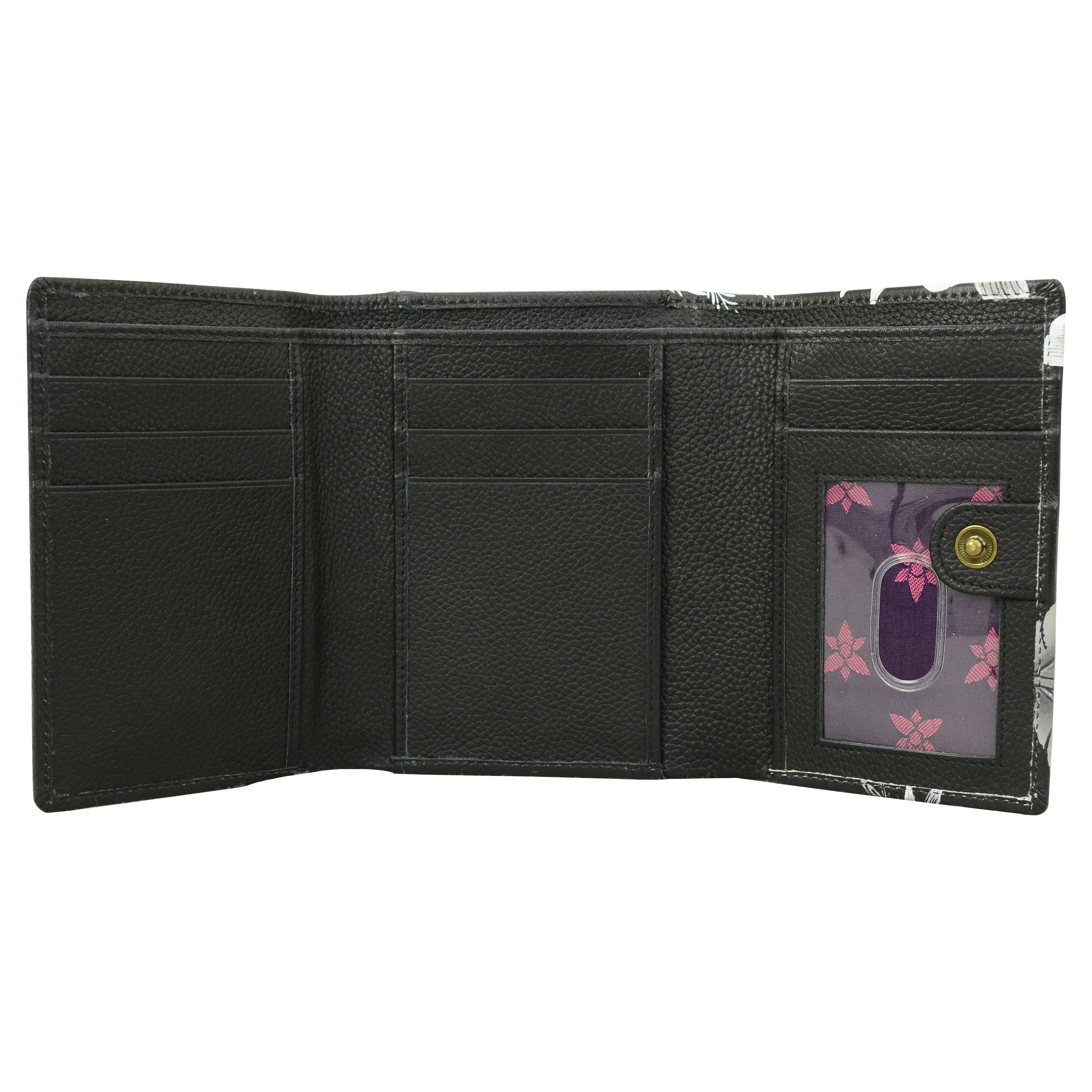 RFID Blocking Small Flap French Wallet - 1138