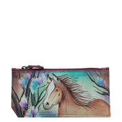 Free Spirit RFID Blocking Card Case with Coin Pouch - 1140