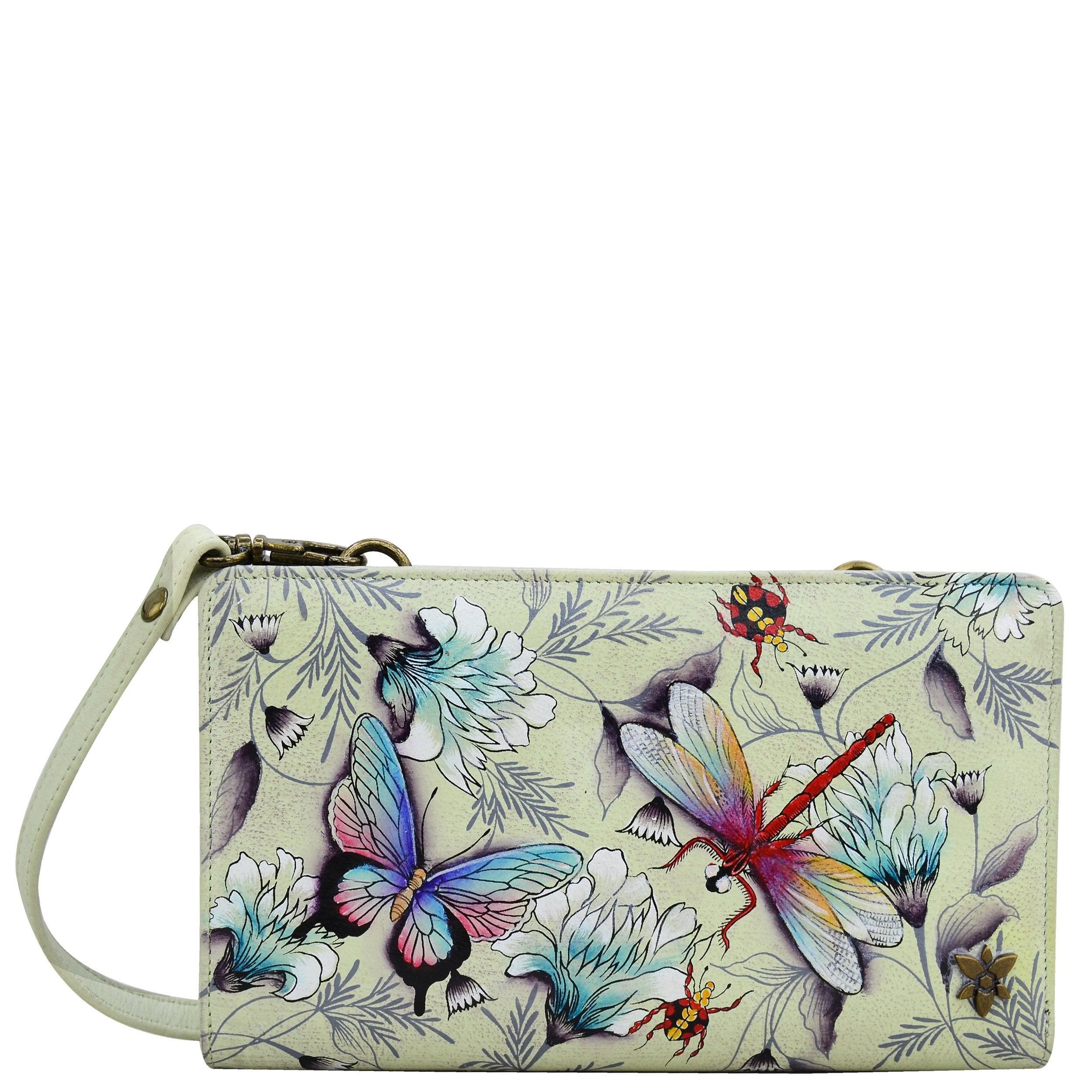 Wondrous Wings Organizer Wallet Crossbody - 1149