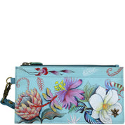 Jardin Bleu Clutch Organizer Wristlet - 1151