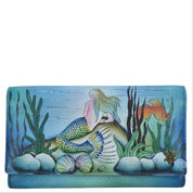 Little Mermaid Checkbook Clutch with RFID - 1153