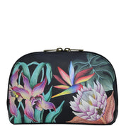 Island Escape Black Large Cosmetic Pouch - 1164