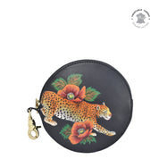 Enigmatic Leopard Round Coin Purse - 1175