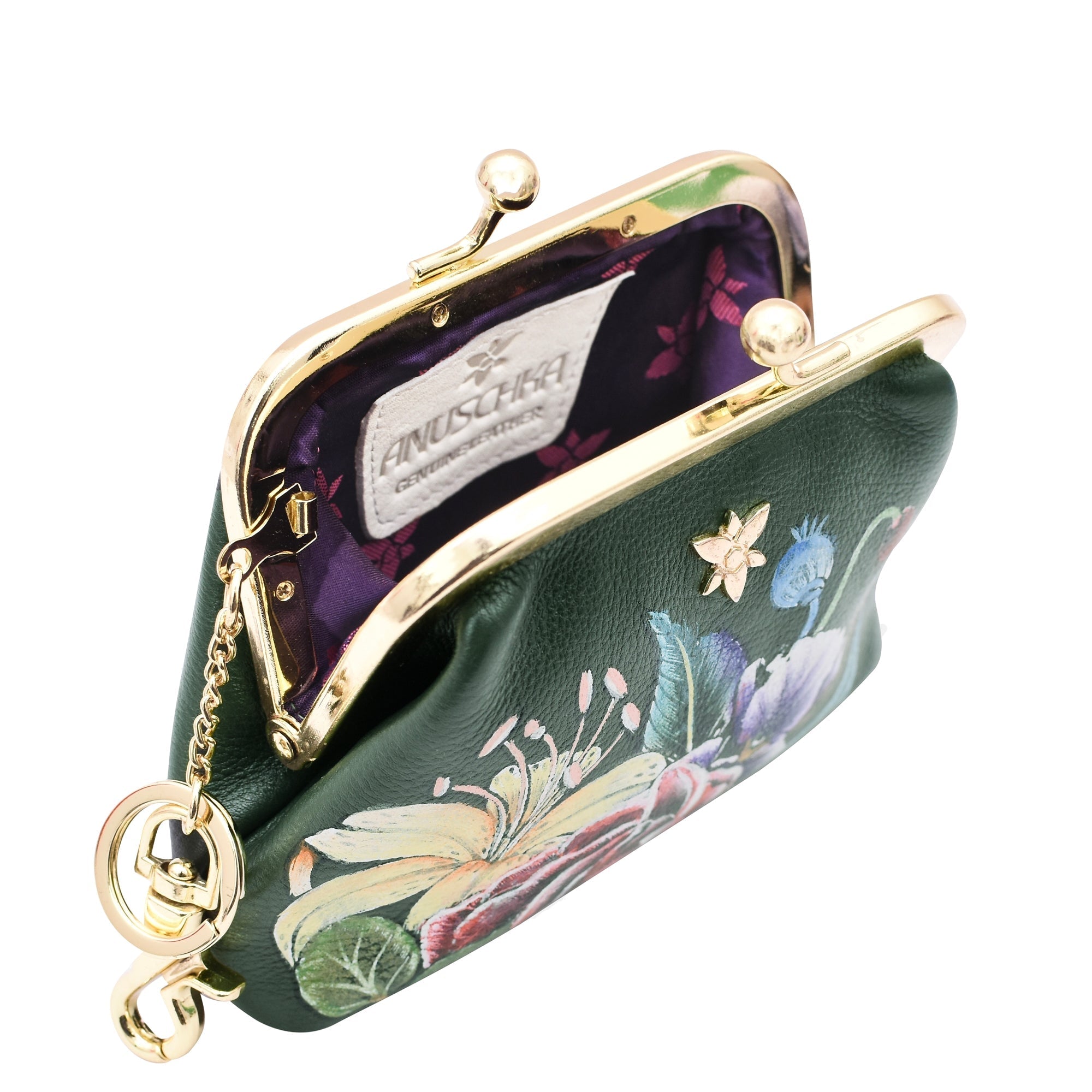 Clasp Pouch With Key Fobs - 1177