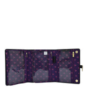 Fabric with Leather Trim Toiletry Case - 13001