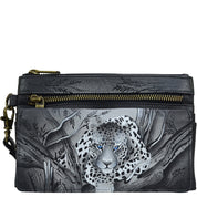 African Leopard Wristlet Organizer Wallet - 1838