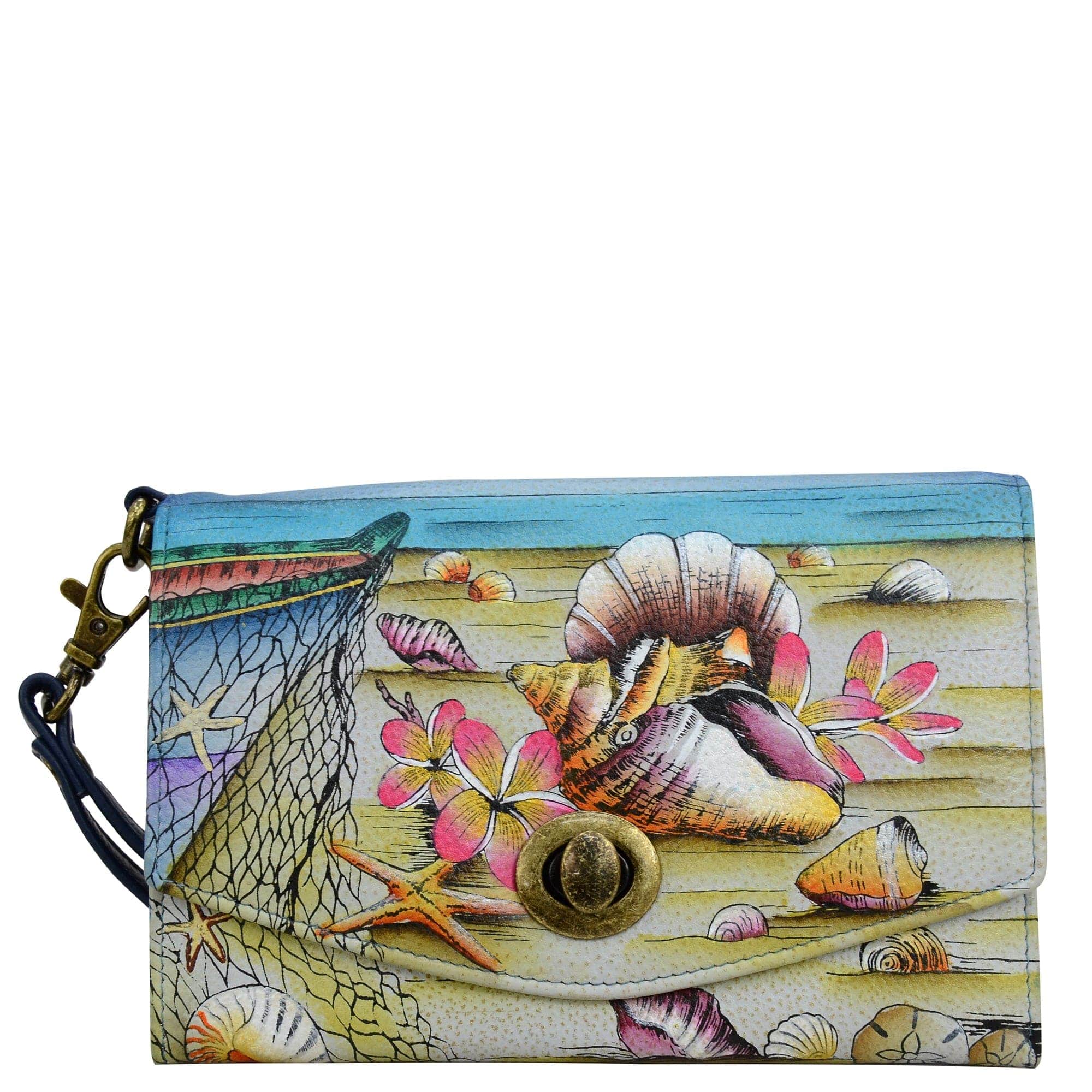 Caribbean Dream Vintage Wristlet Clutch - 1863