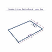 Wooden Printed Cutting Board - 25002