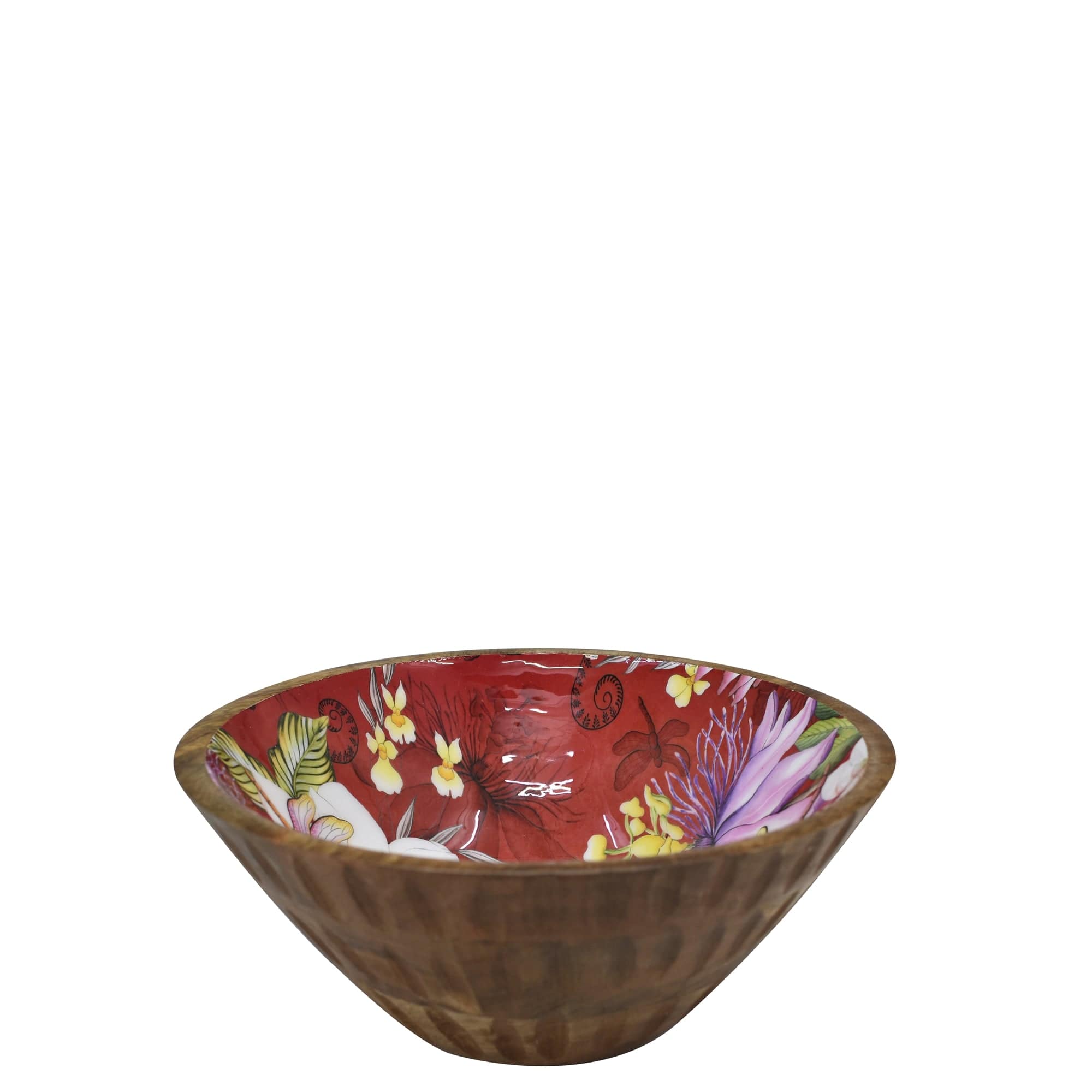 Wooden Printed Bowl - 25003