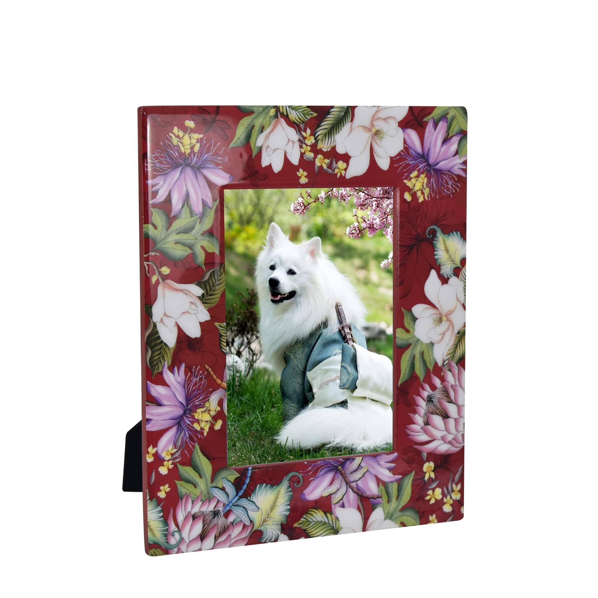 Crimson Garden - Wooden Printed Photo Frame - 25004