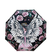 Guardian Angel Black Auto Open/ Close Printed Umbrella - 3100