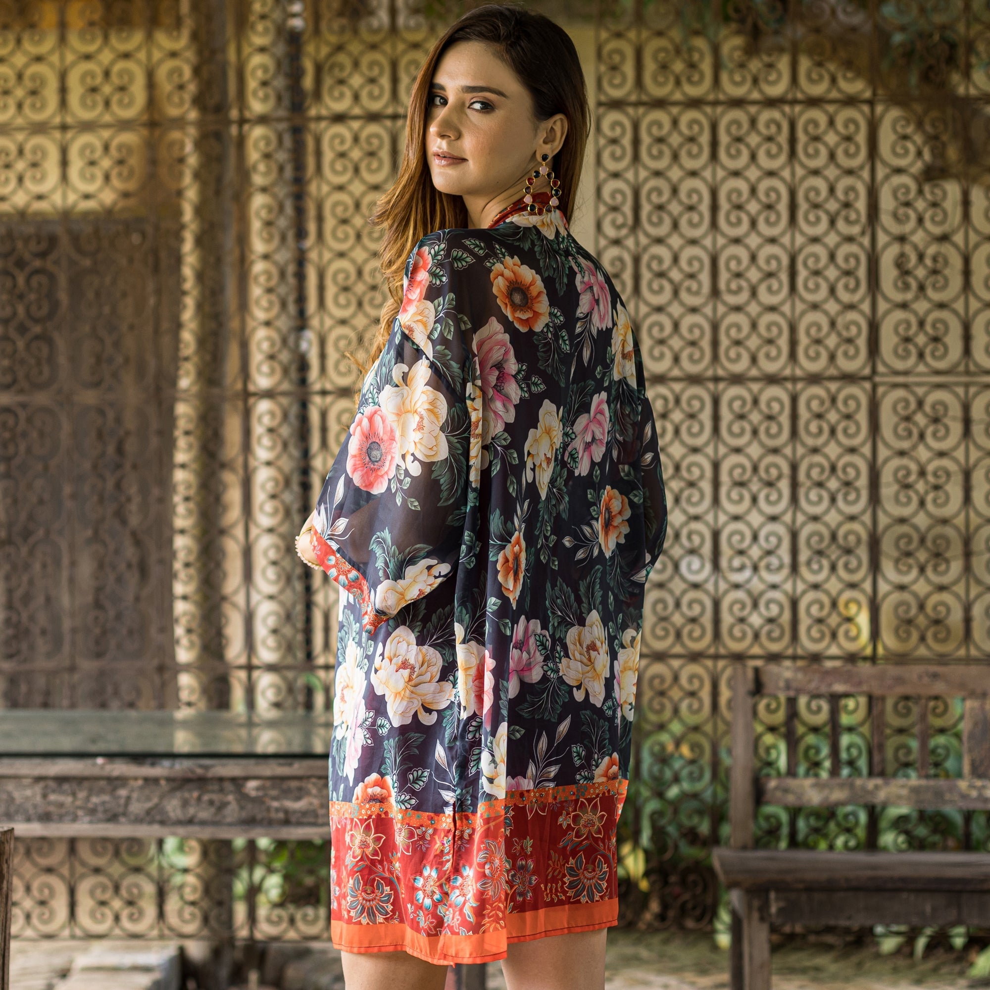 Chiffon Kimono - 3342