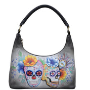 Calaveras de Azucar Medium Zip Top Hobo - 371