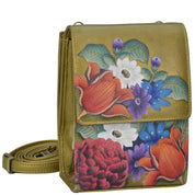 Dreamy Floral Triple Compartment Crossbody Organizer - 412