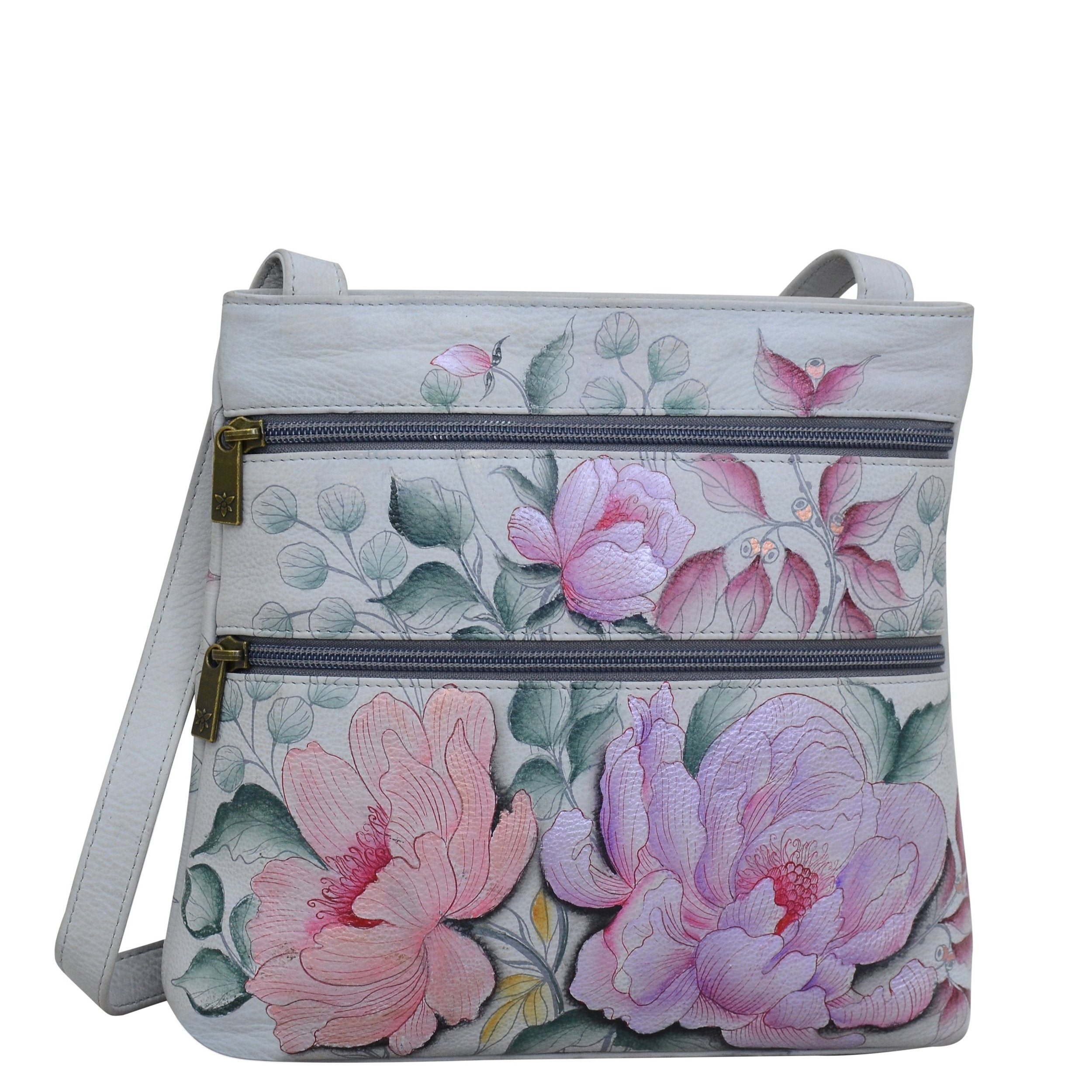 Bel Fiori Medium Crossbody With Double Zip Pockets - 447