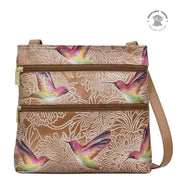 Medium Crossbody With Double Zip Pockets - 447