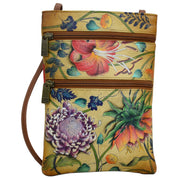 Caribbean Garden Mini Double Zip Travel Crossbody - 448