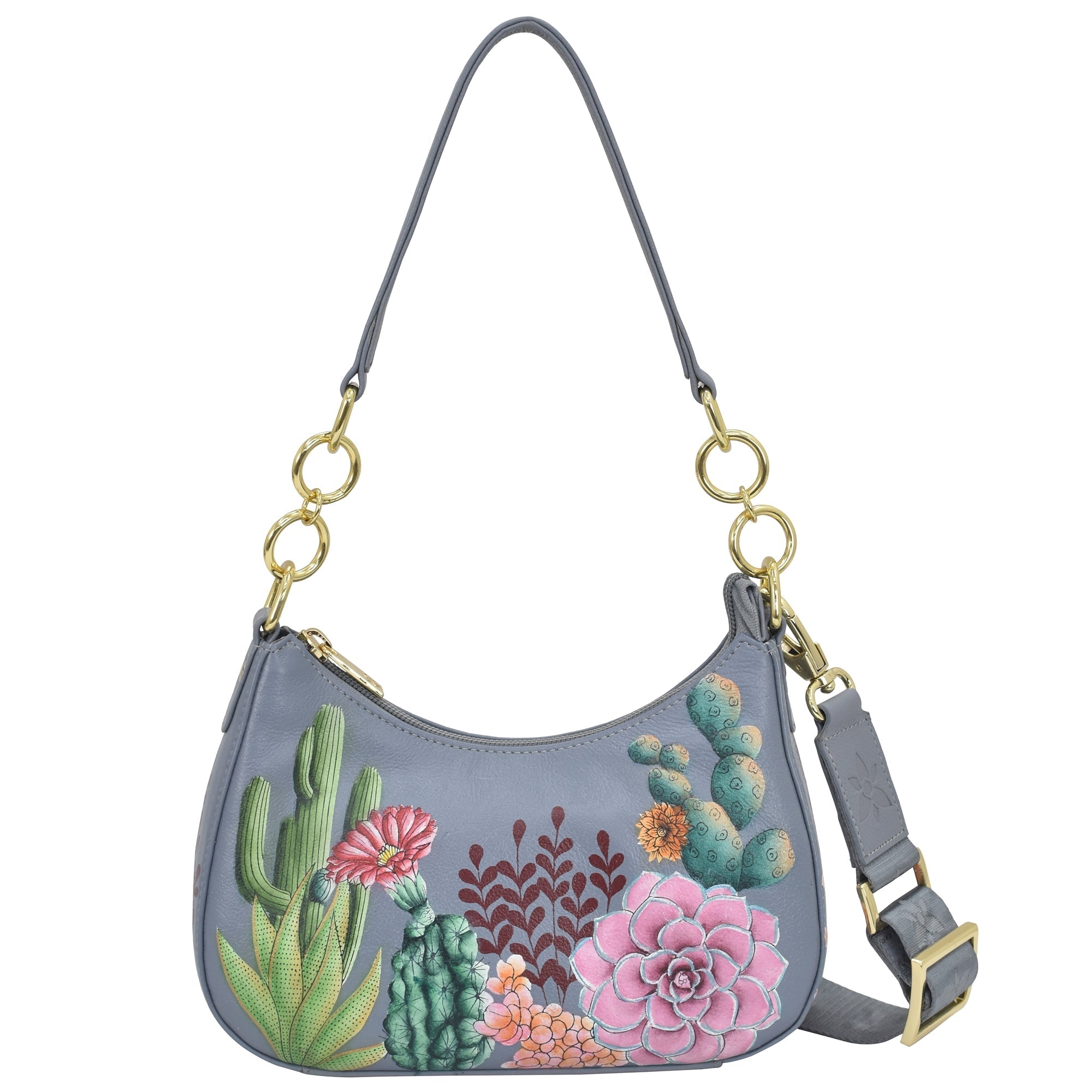 Desert Garden Small Convertible Hobo - 701